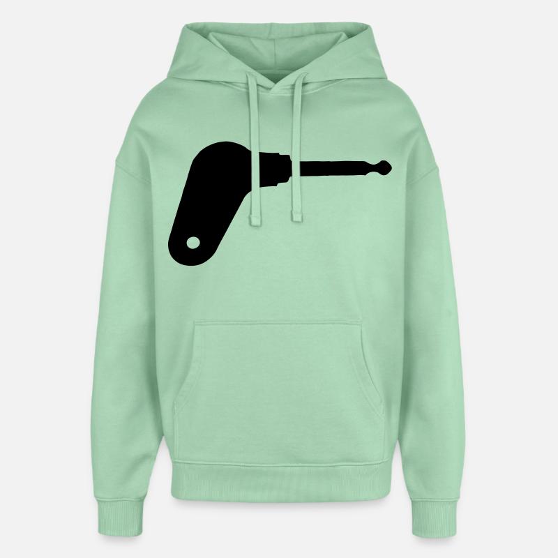 Clé de contact du tracteur oldtimer - Sweat à capuche unisexe Stanley/Stella Oversized - jade brumeux