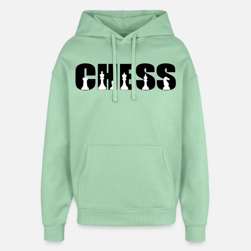 Chess - Sweat à capuche unisexe Stanley/Stella Oversized - jade brumeux