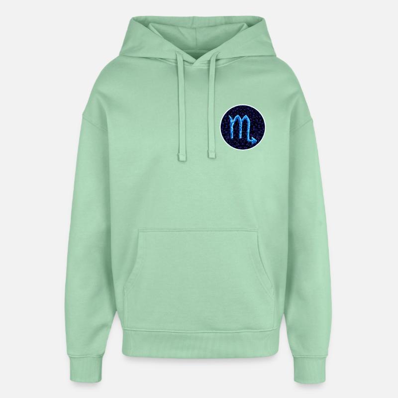 Scorpion - Sweat à capuche unisexe Stanley/Stella Oversized - jade brumeux