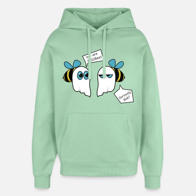 Booooobees - Sweat à capuche unisexe Stanley/Stella Oversized - jade brumeux