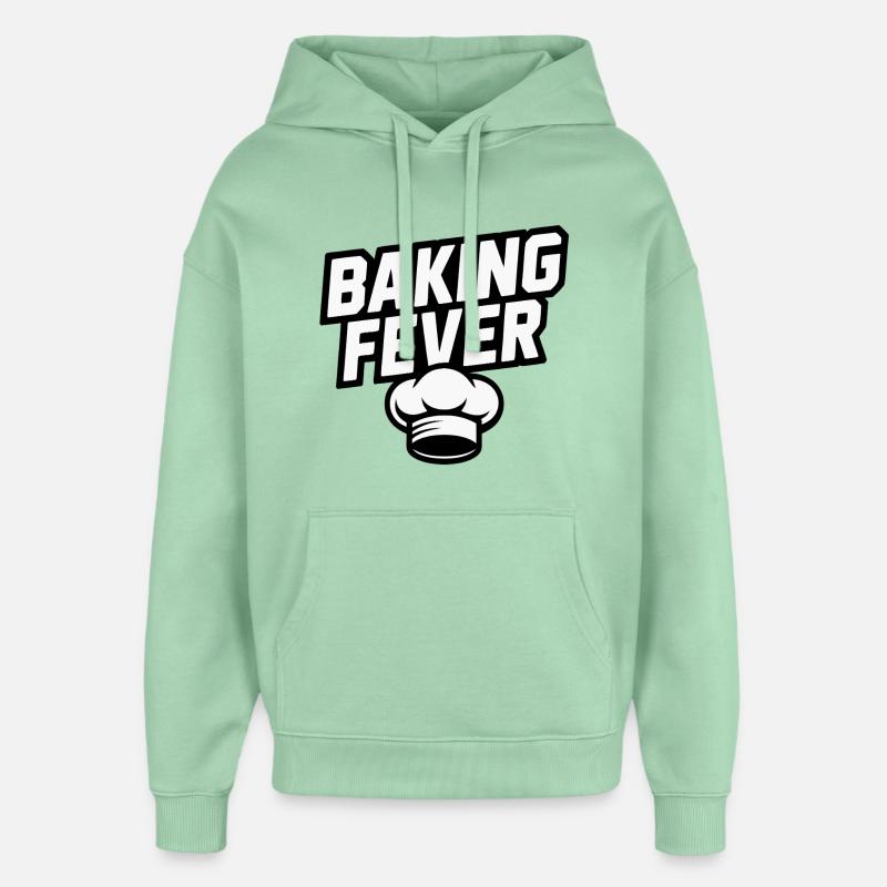 BakingFever Chef Motif - Sweat à capuche unisexe Stanley/Stella Oversized - jade brumeux