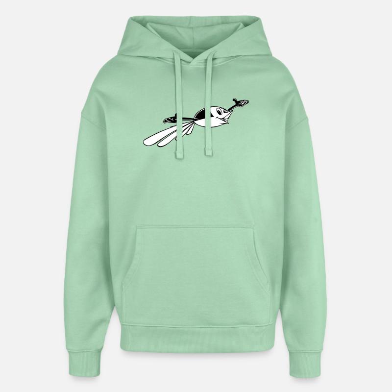 Watoo 2 - Sweat à capuche unisexe Stanley/Stella Oversized - jade brumeux