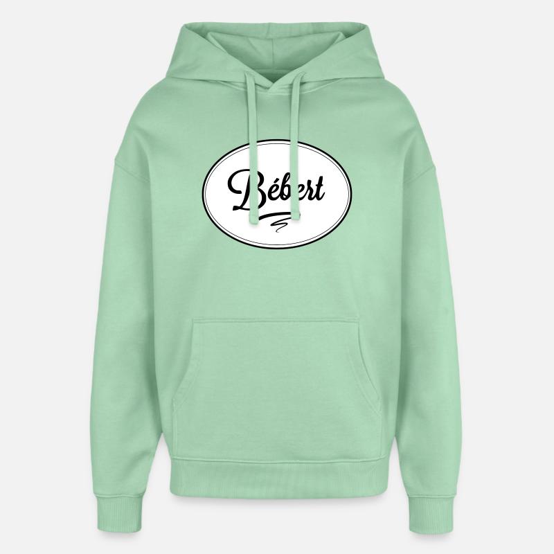 Bébert - Sweat à capuche unisexe Stanley/Stella Oversized - jade brumeux