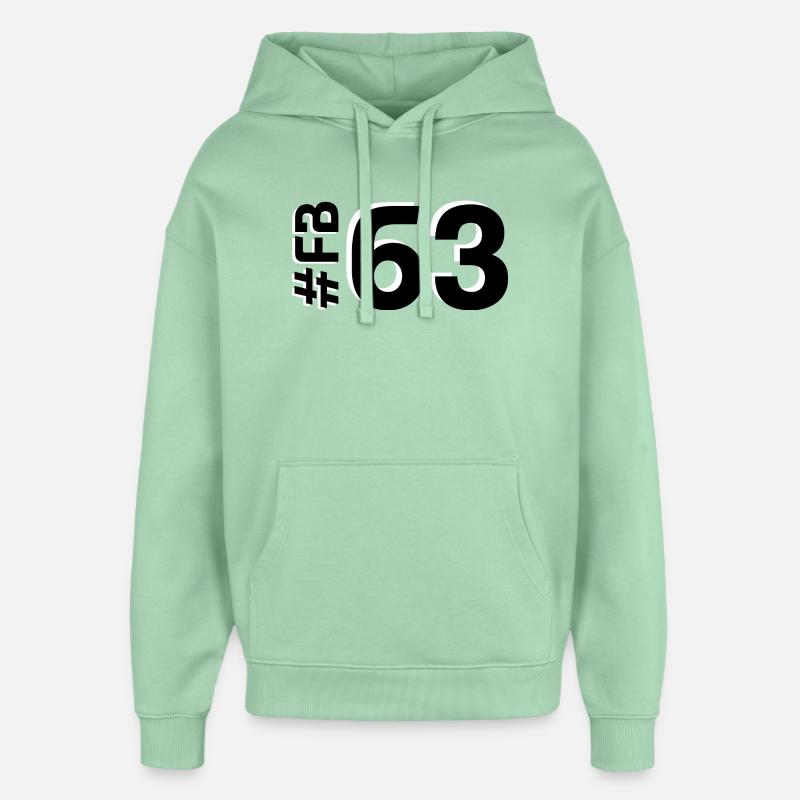 FB63 2025 - Sweat à capuche unisexe Stanley/Stella Oversized - jade brumeux