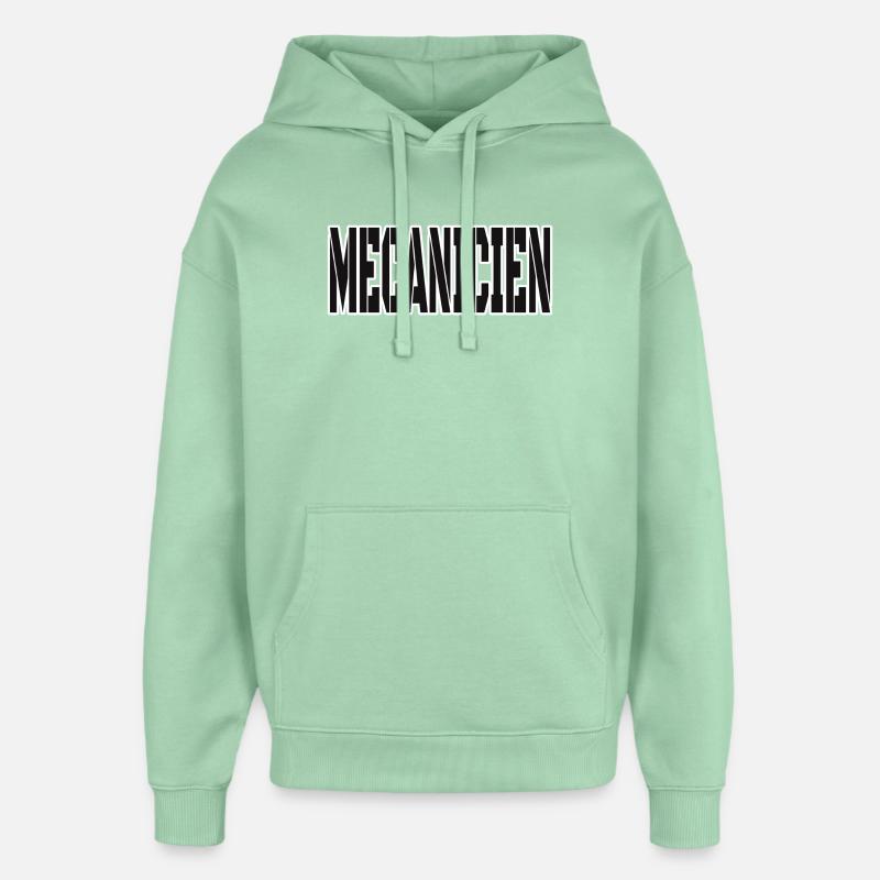 CADEAU POUR MECANICIEN - Sweat à capuche unisexe Stanley/Stella Oversized - jade brumeux
