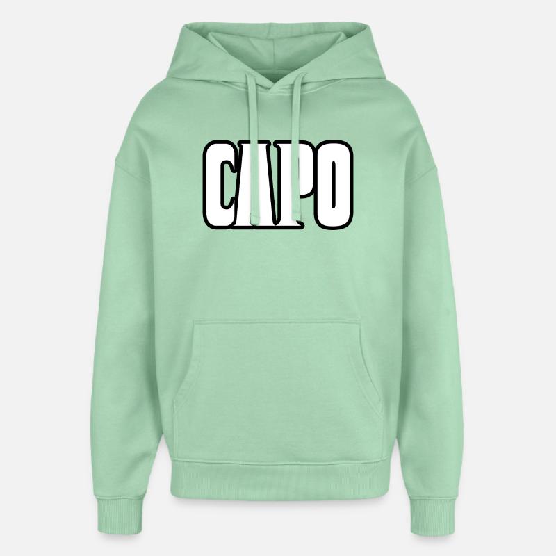 Capo - Sweat à capuche unisexe Stanley/Stella Oversized - jade brumeux