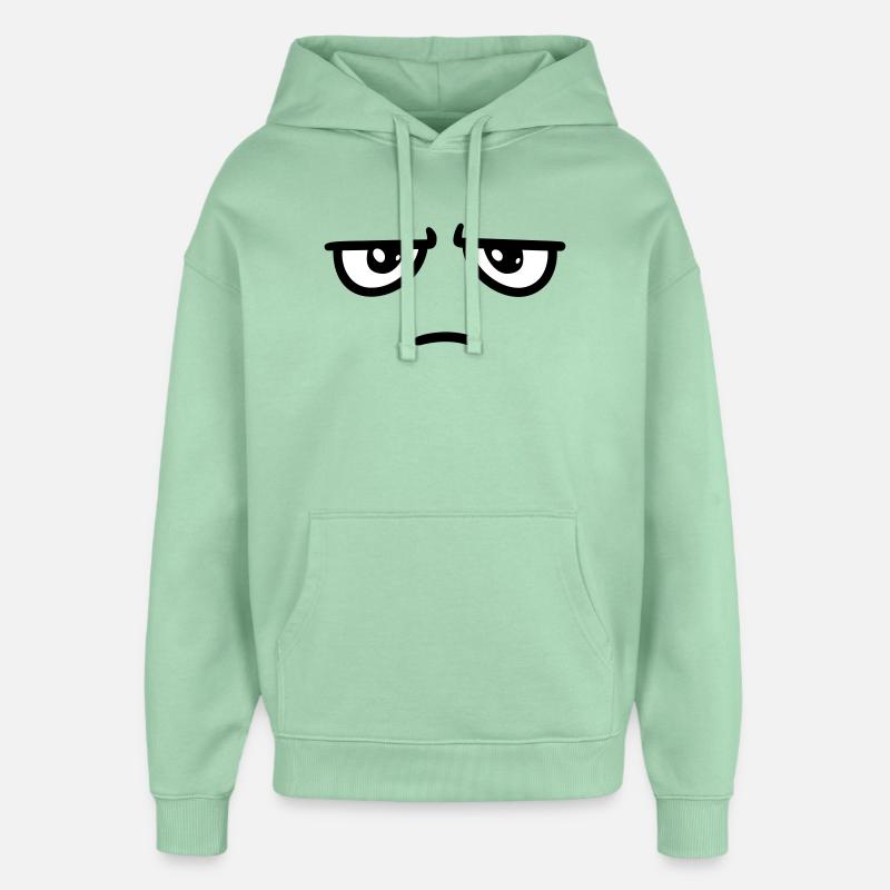 pas impressionné - Sweat à capuche unisexe Stanley/Stella Oversized - jade brumeux