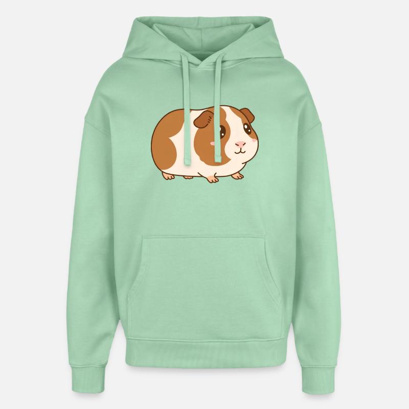 cobaye - Sweat à capuche unisexe Stanley/Stella Oversized - jade brumeux