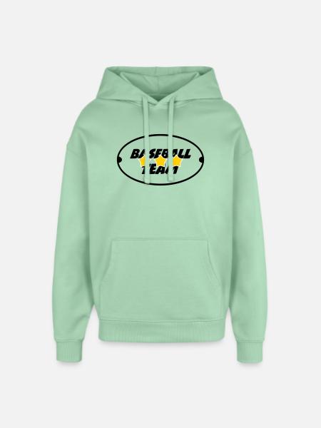 Baseball Team - Sport - Oversized Unisex Hoodie by Stanley/Stella - misty jade