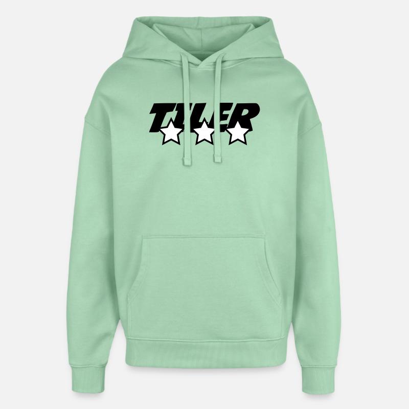 Carreleur *** pro carrelage pose précision métier  - Sweat à capuche unisexe Stanley/Stella Oversized - jade brumeux