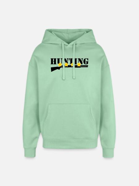 Chasse - Chasseur - Sweat à capuche unisexe Stanley/Stella Oversized - jade brumeux