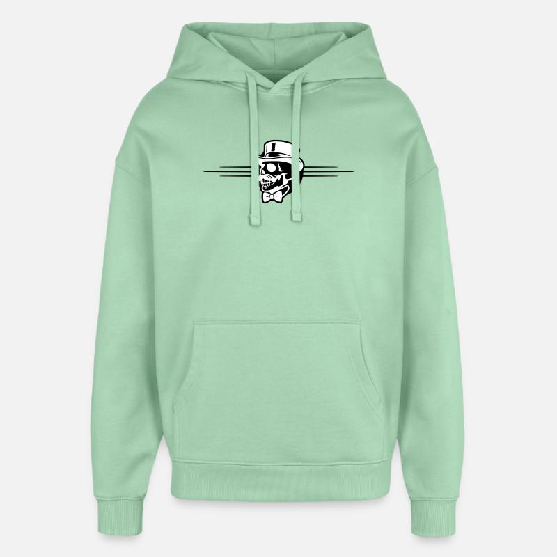 Groom Squelette - Sweat à capuche unisexe Stanley/Stella Oversized - jade brumeux