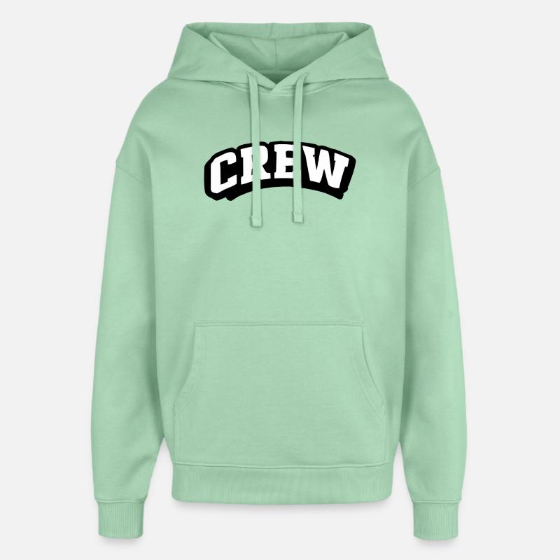 équipage - Sweat à capuche unisexe Stanley/Stella Oversized - jade brumeux