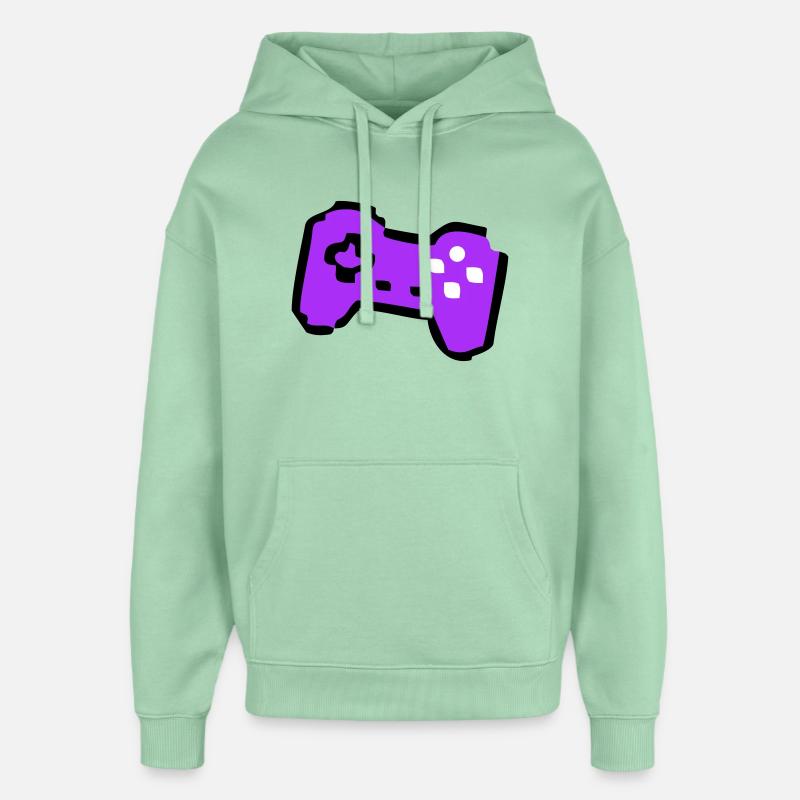  Schräger Retro Controller Gamer - Oversized Unisex Hoodie von Stanley/Stella - Nebeljade