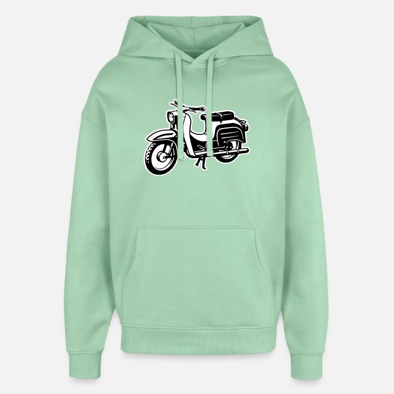 Schwalbe - two-tone - Oversized Unisex Hoodie by Stanley/Stella - misty jade