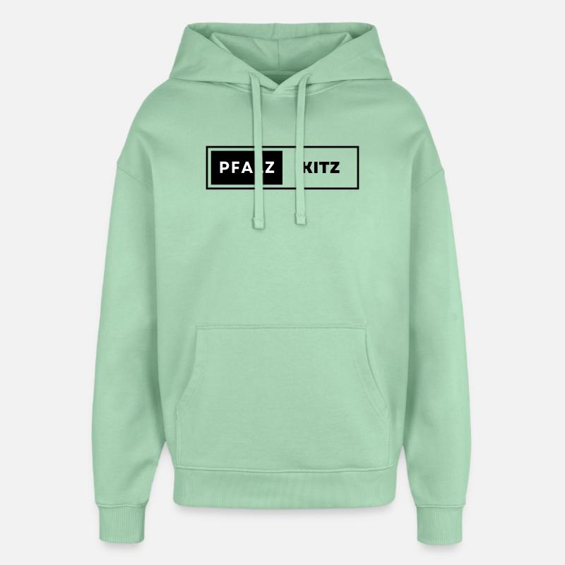 Lauser - Sweat à capuche unisexe Stanley/Stella Oversized - jade brumeux