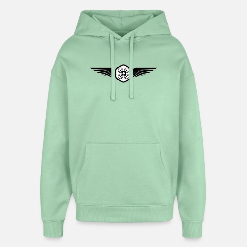 UAV PILOT - Oversized Unisex Hoodie von Stanley/Stella - Nebeljade