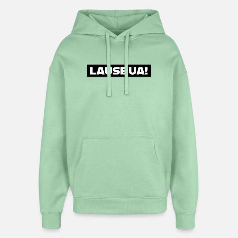 Lausbua - Sweat à capuche unisexe Stanley/Stella Oversized - jade brumeux