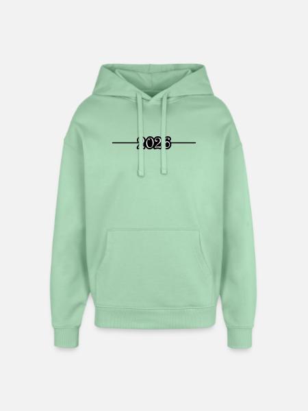 2026 Line - Oversized Unisex Hoodie by Stanley/Stella - misty jade