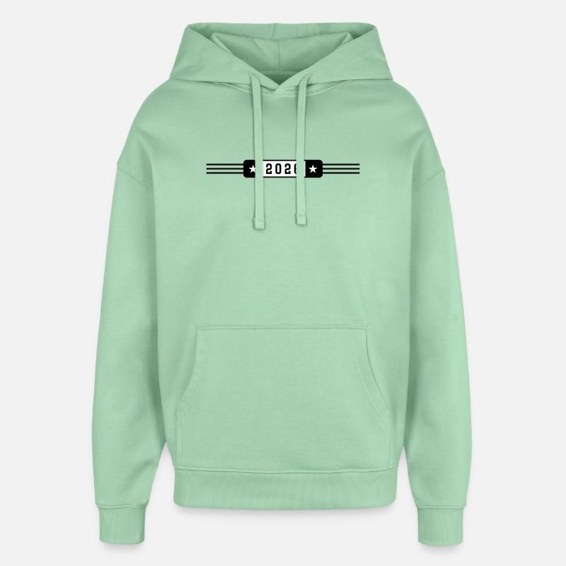 2026 - Sweat à capuche unisexe Stanley/Stella Oversized - jade brumeux