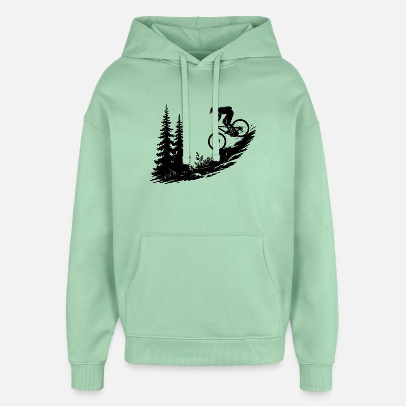 VTT VTT - Sweat à capuche unisexe Stanley/Stella Oversized - jade brumeux