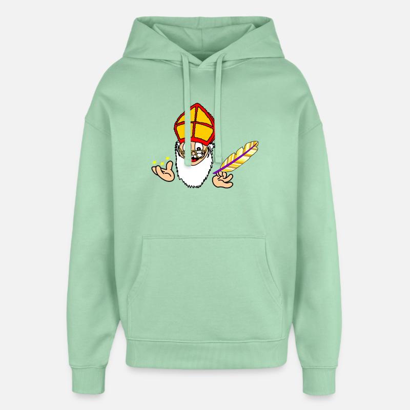 Père Noël - Sweat à capuche unisexe Stanley/Stella Oversized - jade brumeux