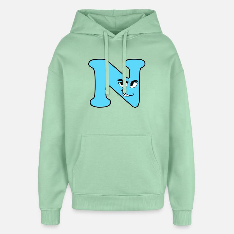 N - Sweat à capuche unisexe Stanley/Stella Oversized - jade brumeux