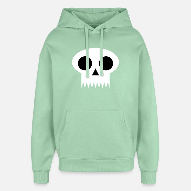 saké - Sweat à capuche unisexe Stanley/Stella Oversized - jade brumeux