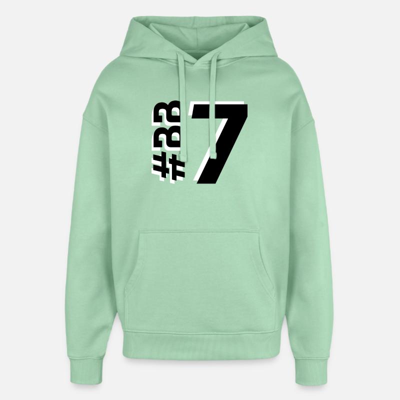 BB7 - Sweat à capuche unisexe Stanley/Stella Oversized - jade brumeux