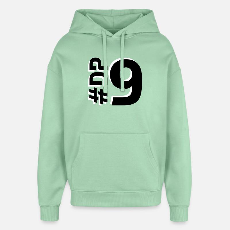 DP9 - Sweat à capuche unisexe Stanley/Stella Oversized - jade brumeux