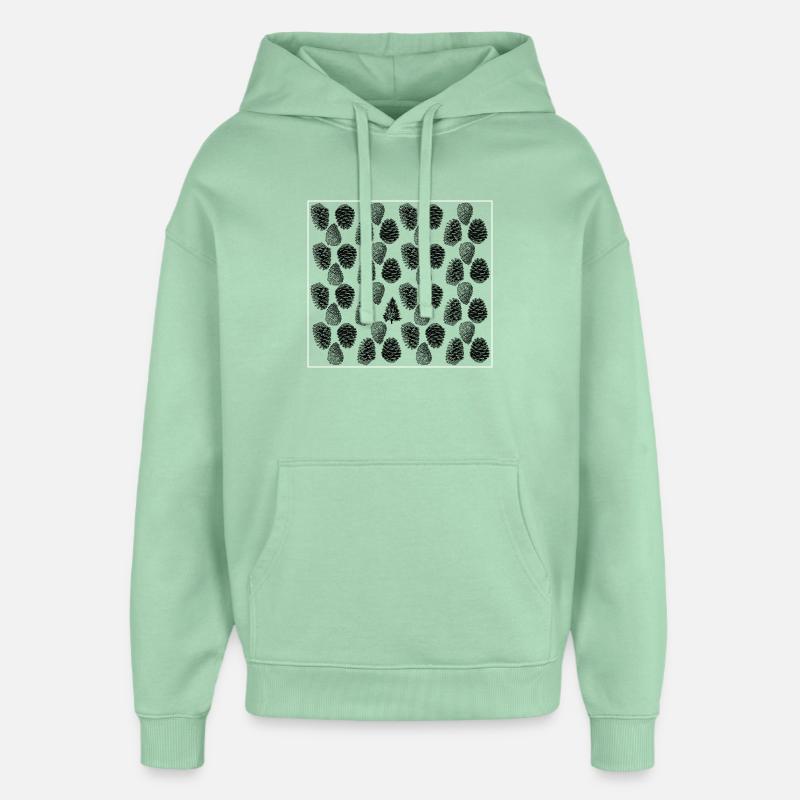 Le sapin - Sweat à capuche unisexe Stanley/Stella Oversized - jade brumeux