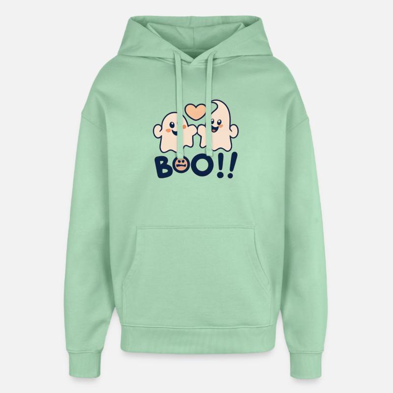 Hou - Sweat à capuche unisexe Stanley/Stella Oversized - jade brumeux