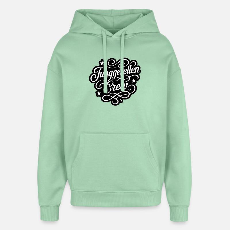 Équipage Bachelor - Sweat à capuche unisexe Stanley/Stella Oversized - jade brumeux