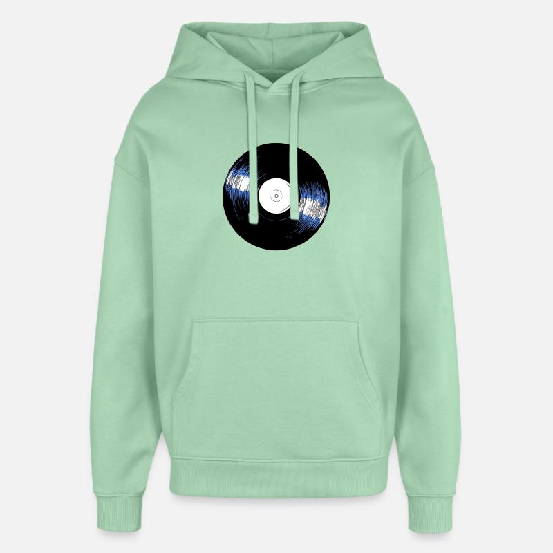 Vinyle - Sweat à capuche unisexe Stanley/Stella Oversized - jade brumeux