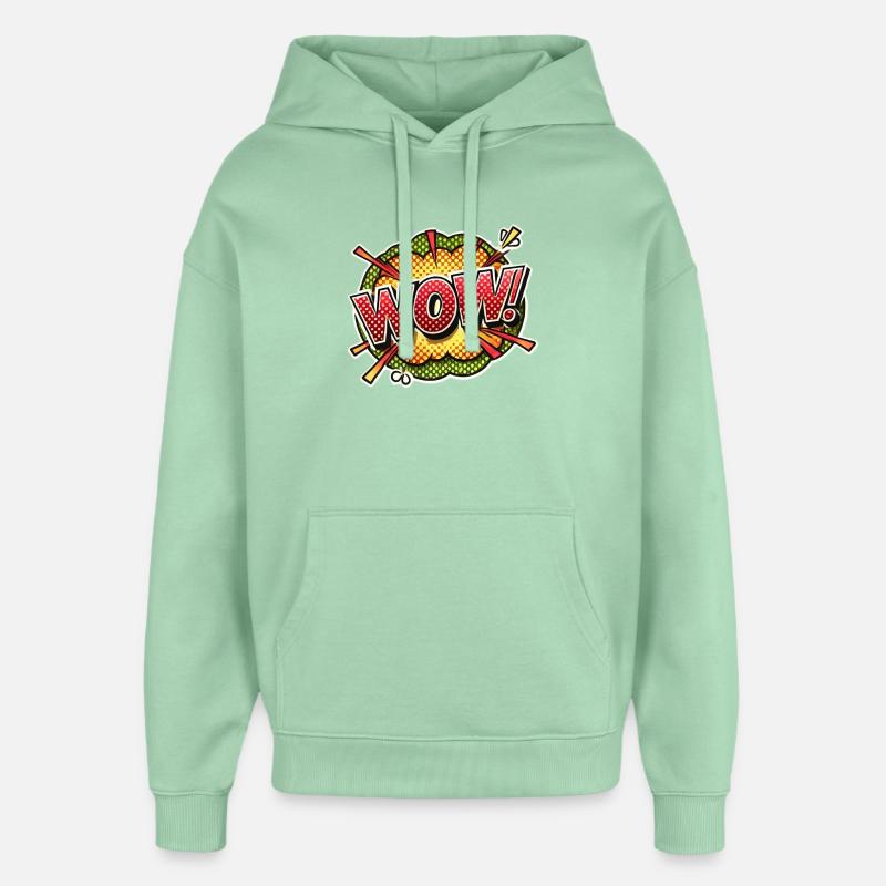 Pop Art Explosion Wow Design - Oversized Unisex Hoodie von Stanley/Stella - Nebeljade