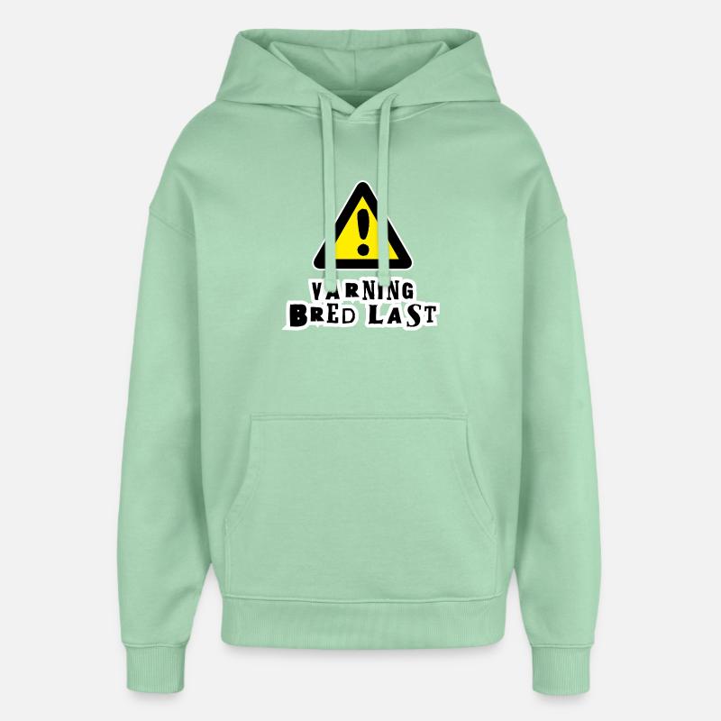 Avertissement de charge large - Sweat à capuche unisexe Stanley/Stella Oversized - jade brumeux