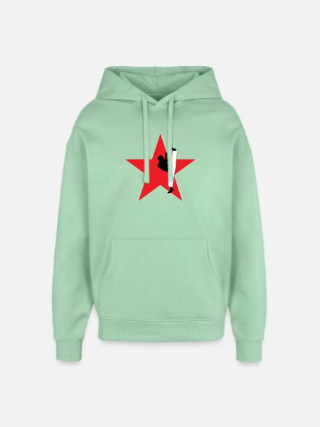 Capoeira - Fighting - Dance - Oversized Unisex Hoodie by Stanley/Stella - misty jade
