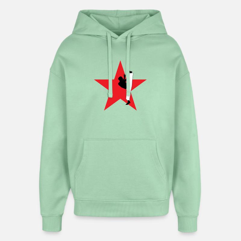 Capoeira - Combat - Danse - Sweat à capuche unisexe Stanley/Stella Oversized - jade brumeux