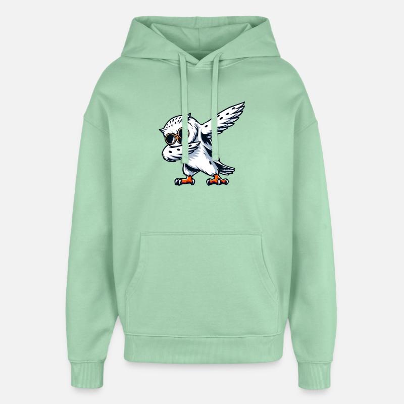 Coole Schneeeule Dabbing Pose - Oversized Unisex Hoodie von Stanley/Stella - Nebeljade