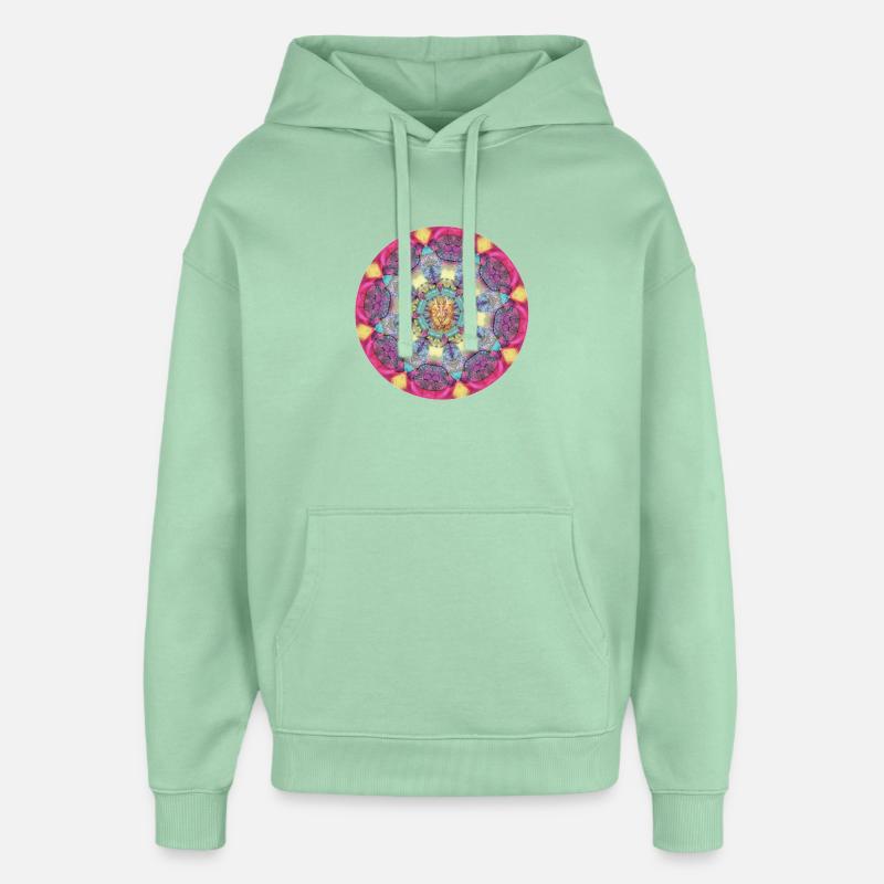 ganeshplume - Sweat à capuche unisexe Stanley/Stella Oversized - jade brumeux