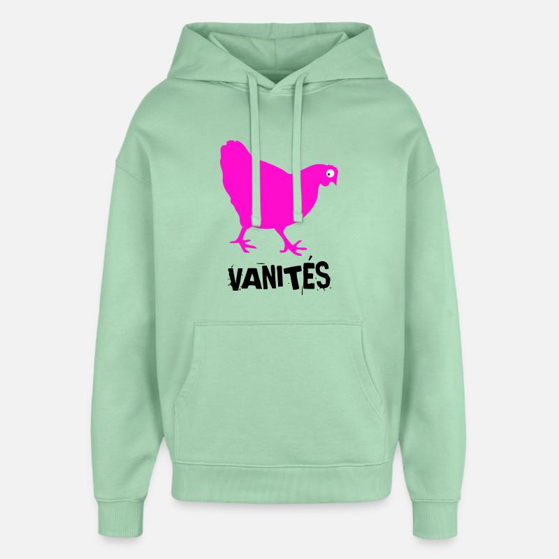 VANITÉS - Sweat à capuche unisexe Stanley/Stella Oversized - jade brumeux