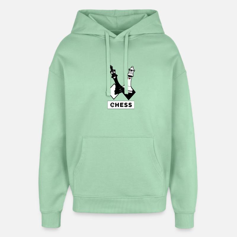 Chess - Sweat à capuche unisexe Stanley/Stella Oversized - jade brumeux