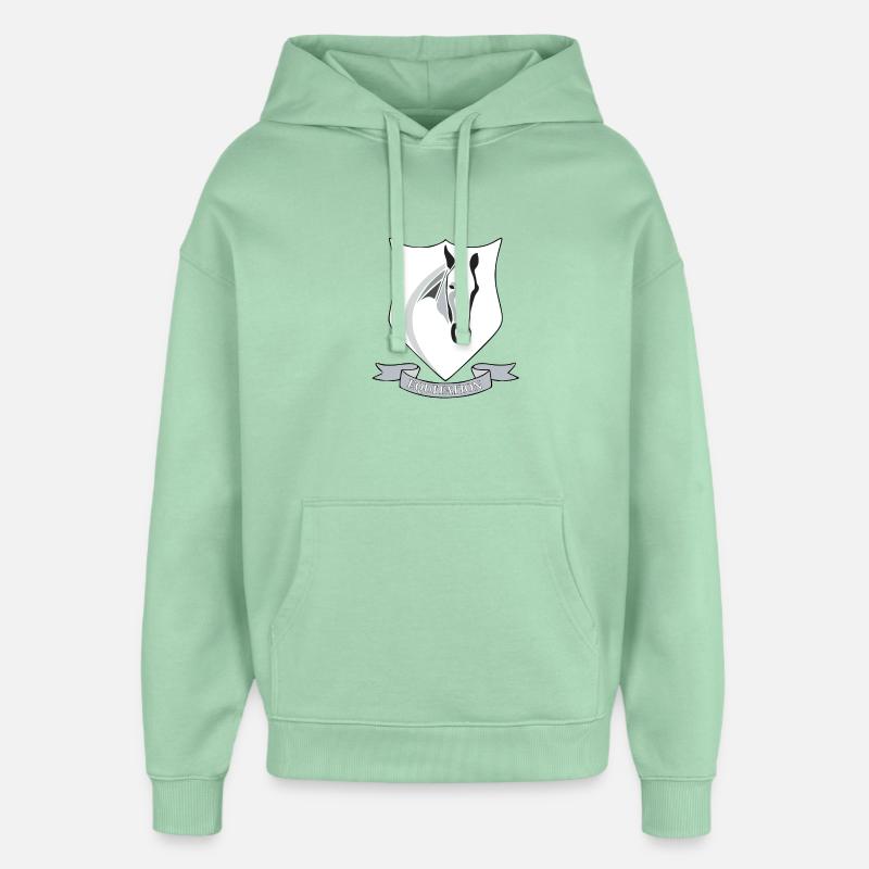 Equitation - Sweat à capuche unisexe Stanley/Stella Oversized - jade brumeux