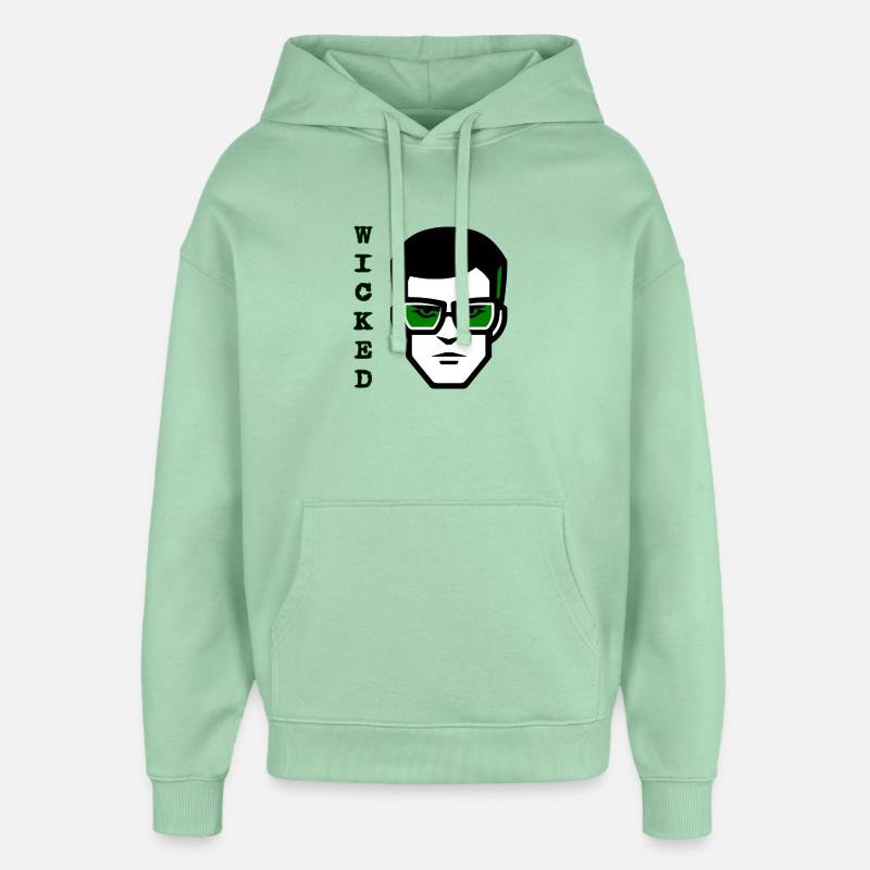 Roger Wicked - Sweat à capuche unisexe Stanley/Stella Oversized - jade brumeux