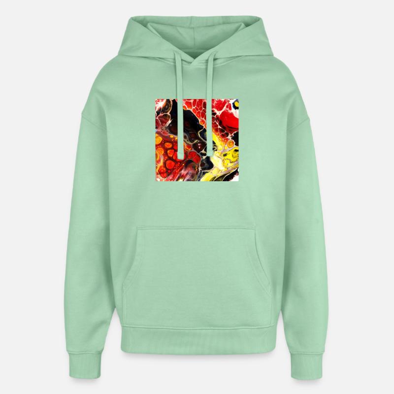 Imagination - Sweat à capuche unisexe Stanley/Stella Oversized - jade brumeux
