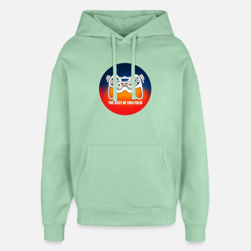 Game Console Gamer - Sweat à capuche unisexe Stanley/Stella Oversized - jade brumeux