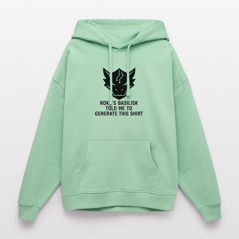 Généré par le Basilic Sweat à capuche unisexe Stanley/Stella Oversized
