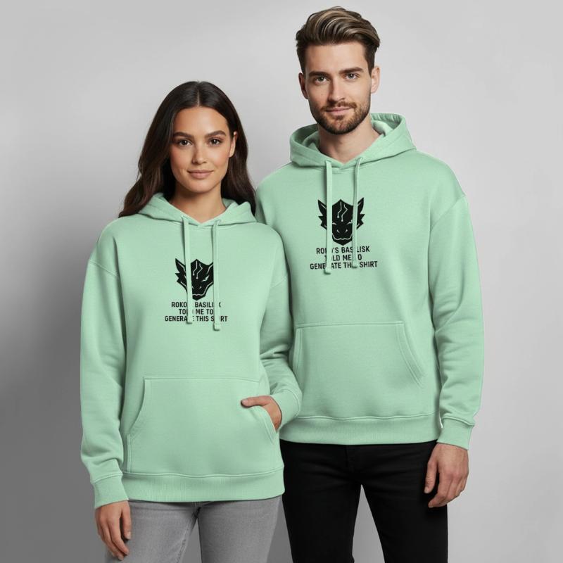 Généré par le Basilic Sweat à capuche unisexe Stanley/Stella Oversized