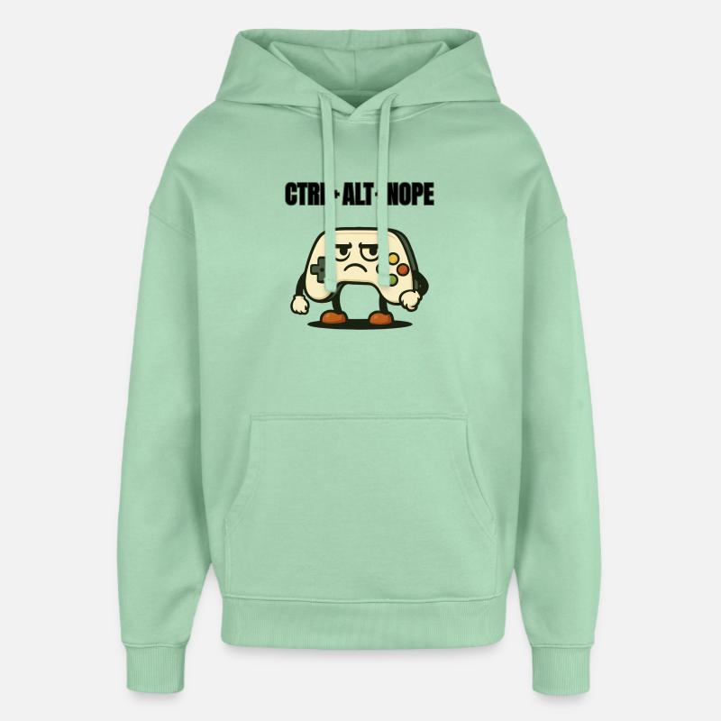 CTRL ALT NOPE Controller-Meme - Oversized Unisex Hoodie von Stanley/Stella - Nebeljade