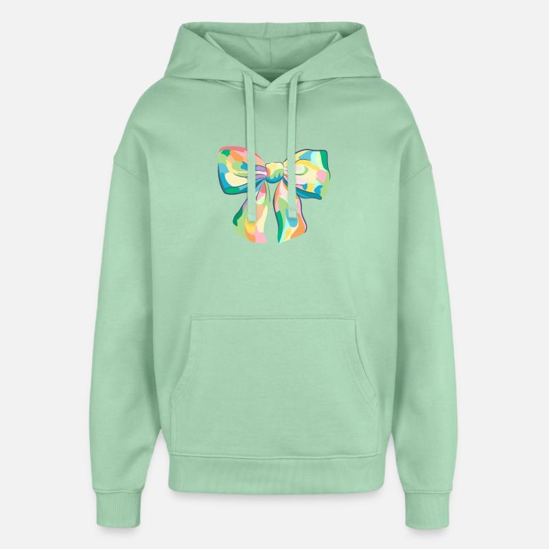 Arc heureux - Sweat à capuche unisexe Stanley/Stella Oversized - jade brumeux